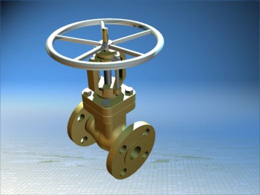 ASME B16.10闸阀法兰端RF-150级1 缩略图